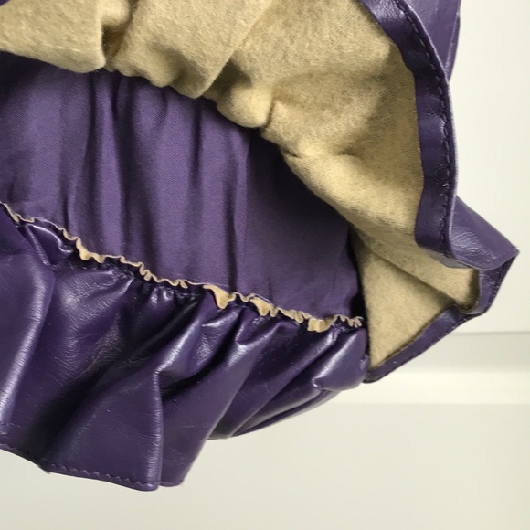 Ruffled Purple Tote - Picture 3 of 8